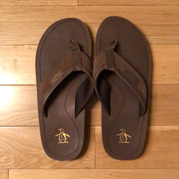penguin flip flops